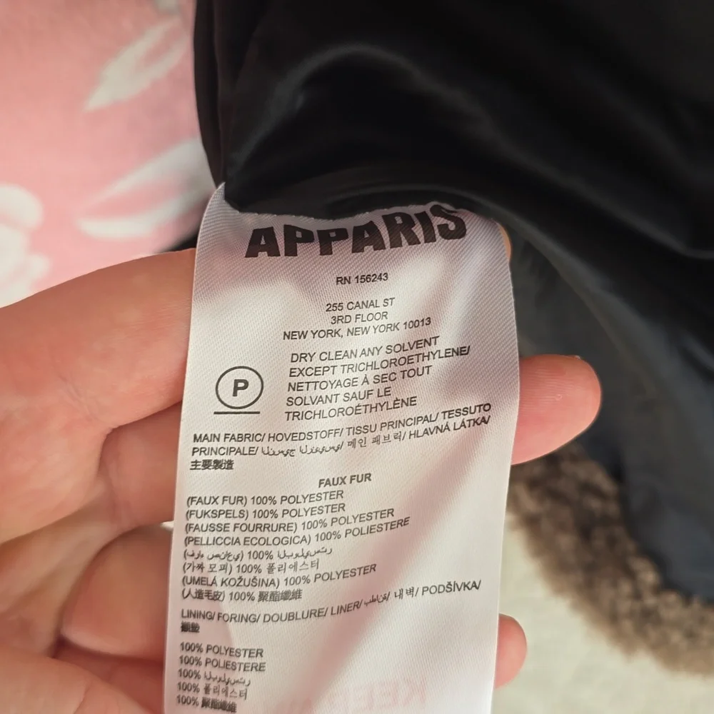 Apparis Faux Fur Coat NWOT Size XL - Picture 10 of 11